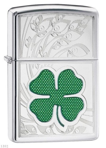 Zippo four leaf - four, clover