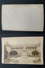 France, Amiens, bibliothèque communale, Louis Aragon Vintage albumen carte de vi