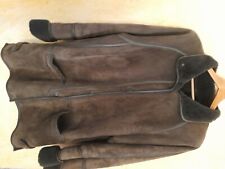 veste 3/4 femme cuir mouton retourné t46