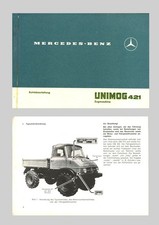 Mercedes Benz Unimog 421 Owners Manual Original 1969