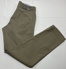 Brax Feel Good Chuck  Hi-Flex Jersey Pants Beige 32x34 Fit 30x28 Casual Stretch