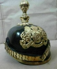 Casque allemand en cuir Pickel