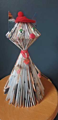 Décoration vintage chat à - vintage,,