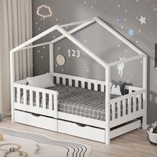 Lit cabane enfant en bois de