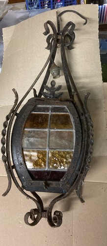 Ancienne lanterne suspendue - ancienne,