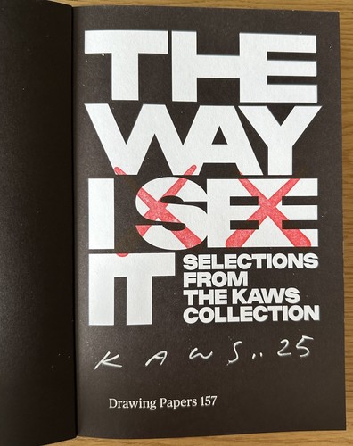 Kaws signed stamped - kaws,