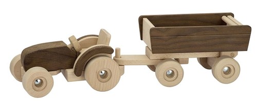 Tracteur avec remorque - ,