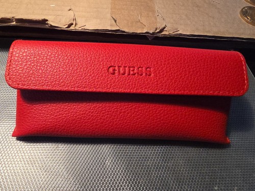 Etui lunettes vide rouge - lunettes,
