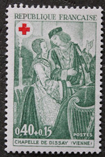 Timbre - FRANCE - Croix-Rouge