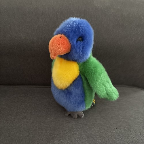 Peluche loriquet arc ciel - loriquet, arc-en-ciel