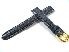 14 mm BRACELET DE MONTRE BLEU