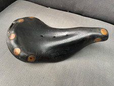 Ancienne selle vélo cuir