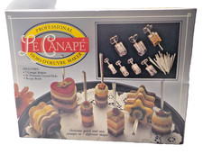 Le Canape Professional Hors D'Oeuvre Appetizer Maker kit no book