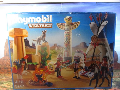 Playmobil indiens 5247 boite - playmobil,