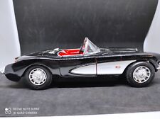 1958 Chevrolet Corvette Convertible Black Majorette 1/18 American Car
