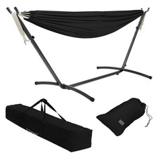 Hamac XXL noir avec sac de