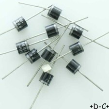 P600J Diode 600V 6A MIC (lot de 10)