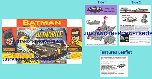 Corgi jouets 267 - jouets, batmobile