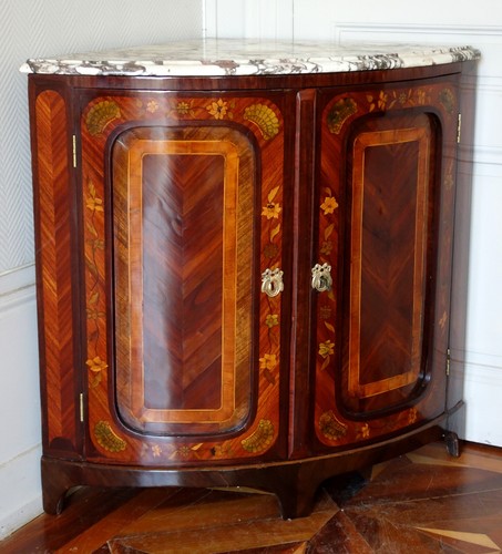 Encoignure marqueterie - encoignure,
