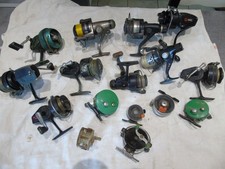 Lot de 16 moulinets de pêche Mitchel Fario Peerless RU à nettoyer restaurer...