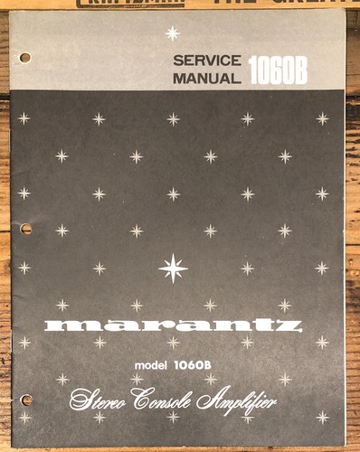 Marantz model 1060b amplifier - marantz,