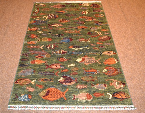 Tapis oriental handnoué - tapis,