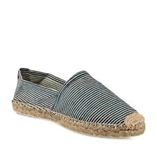 Espadrille Diegos Noir Blanc Rayure Unisexe Taille 41