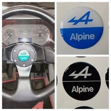 ALPINE doming steering wheel center sticker pad