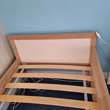 Lit d'enfant bois naturel et