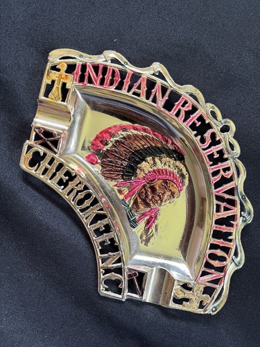 Vtg cherokee indian - cherokee, n.c.
