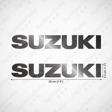 2 stickers SUZUKI 20 cm