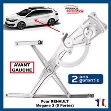 Mecanisme de Leve Vitre Avant Gauche prévu pour Megane 3 5 portes = 807210002R