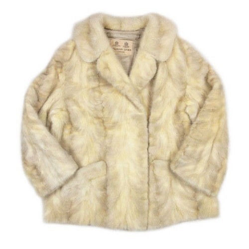 Manteau veste fourrure - manteau, en