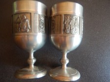 lot de 2 gobelets sur pied en