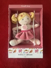 🇫🇷 Doudou Poupée en tissu Demoiselle Swing Louison 20 cm Doudou Et Compagnie