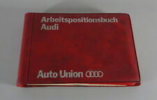 Working guidelines for Audi/Auto Union status 01/1969