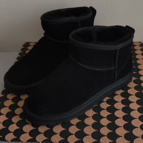 Bottillons ugg noirs daim - bottillons,