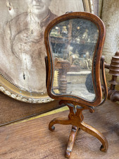 Ancien Petit Psyché De Table