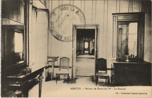 Cpa ajaccio maison napoleon - ajaccio,