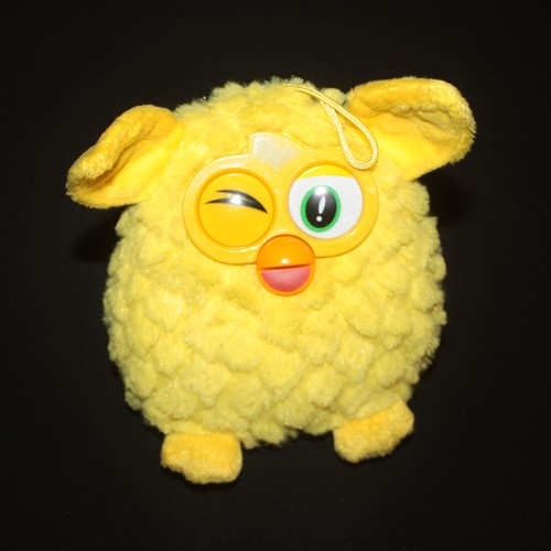 Peluche furby jaune - peluche,