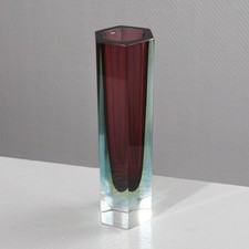 Grand vase vintage verre de