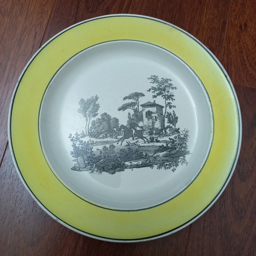 Assiette faience creil aile - faience,