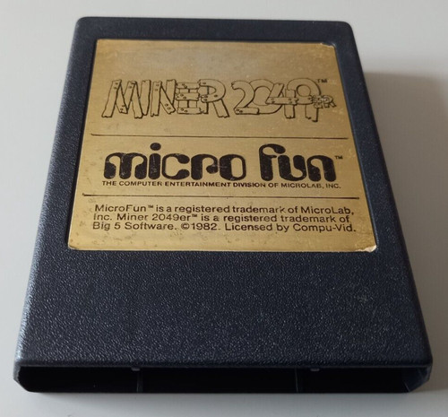 Cartouche jeu miner - cartouche, "miner