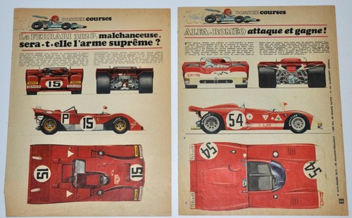Lot double page ferrari - double,