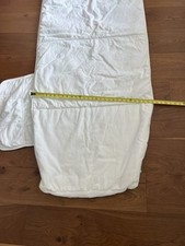 Frontgate  79" X 29" White Cushioned Velour Chaise Lounge Cover READ DESCRIPTION
