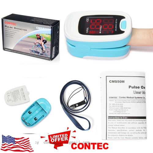 Led fingertip oxymeter - us,