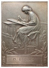 Médaille bronze argenté "