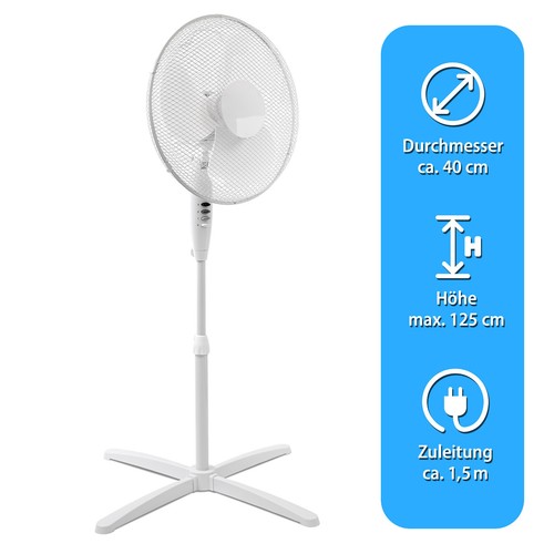 Ventilateur sur pied 40cm - ventilateur,