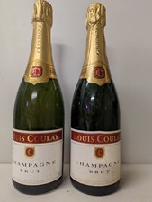 MAGNIFIQUE - LOT de 2 BOUTEILLES de CHAMPAGNE BRUT - LOUIS COULAY - REIMS