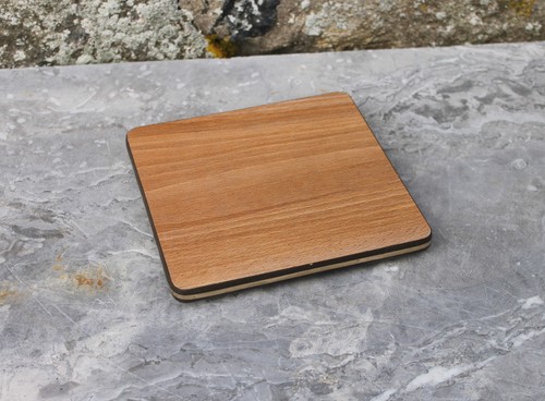 Dessous plat marron - plat, en